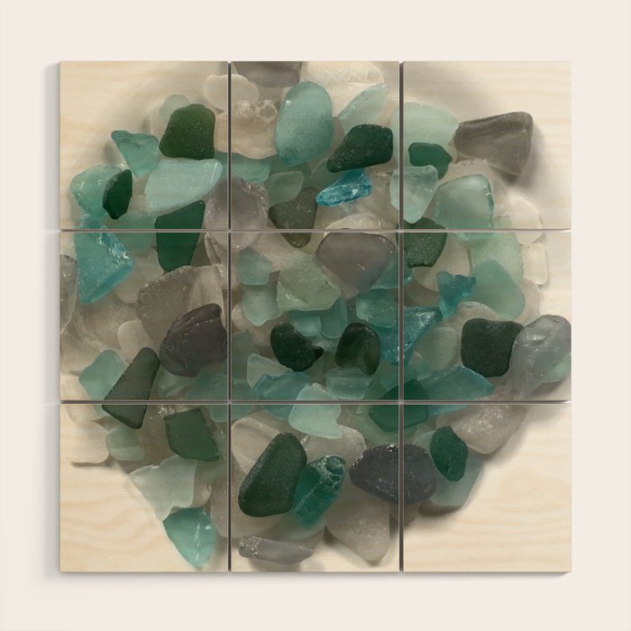 An Ocean of Mermaid Tears Wood Wall Art Gallery Image 1