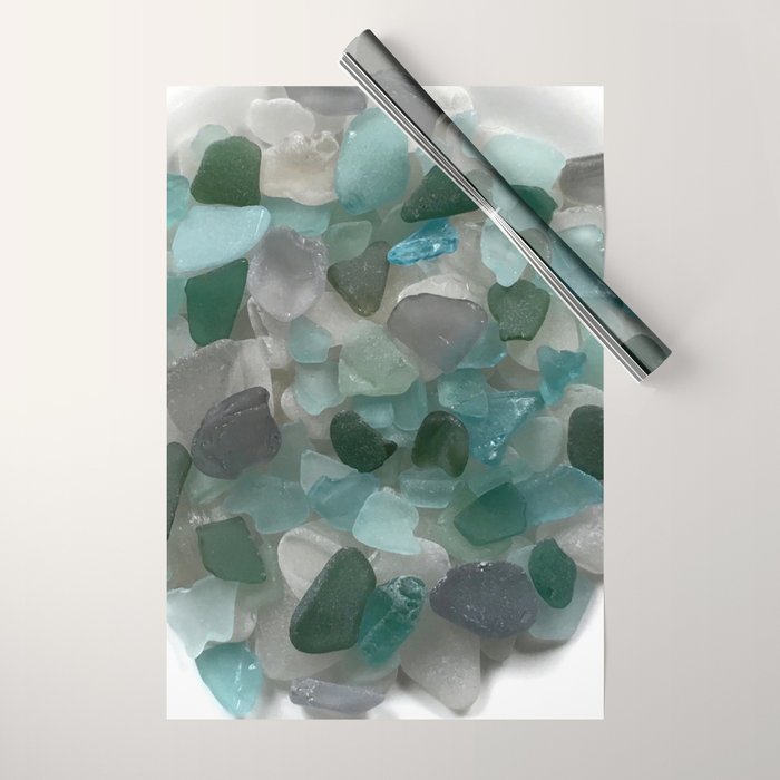 An Ocean of Mermaid Tears Wrapping Paper Gallery Image 1