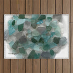 An Ocean of Mermaid Tears Outdoor Rug Gallery Image 1