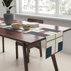 Classic Holiday Plaid Pattern Table Runner Gallery Image 2