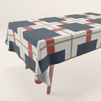 Classic Holiday Plaid Pattern Tablecloth Gallery Image 1