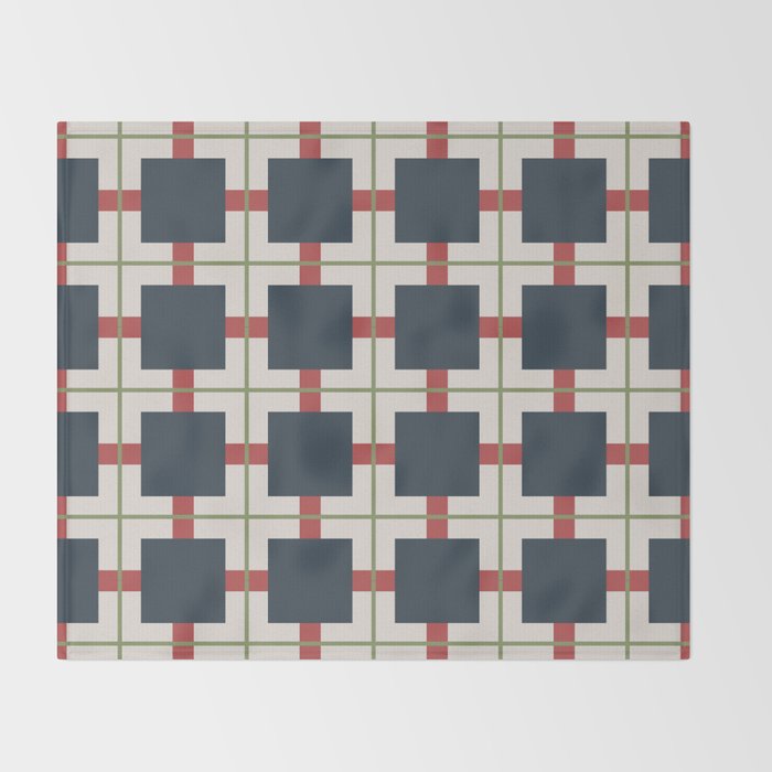 Classic Holiday Plaid Pattern Throw Blanket Gallery Image 2