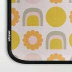 Floral Sunshine Rainbow Pattern Laptop Sleeve Gallery Image 3