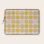 Floral Sunshine Rainbow Pattern Laptop Sleeve Gallery Image 1