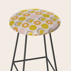 Floral Sunshine Rainbow Pattern Stool Gallery Image 2