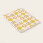 Floral Sunshine Rainbow Pattern Notebook Gallery Image 3