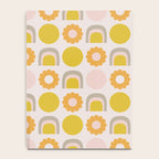 Floral Sunshine Rainbow Pattern Notebook Gallery Image 4