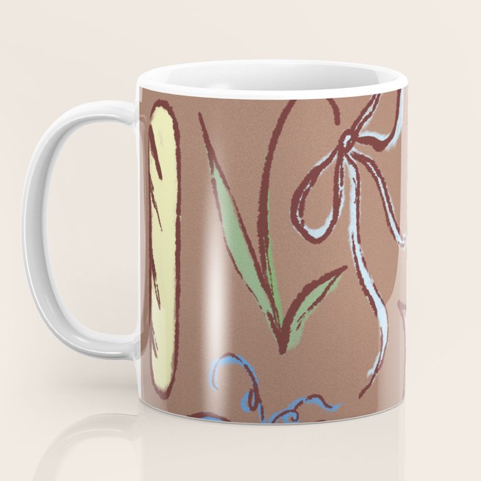 Simple Girl Inspired by PANTONE 17 1230 Mocha Mousse Coffee Mug Gallery Image 3