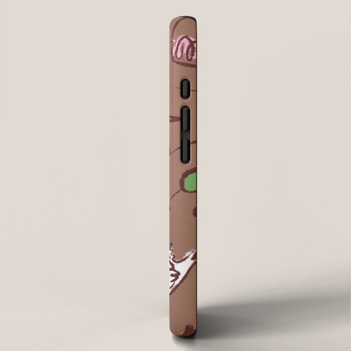 Simple Girl Inspired by PANTONE 17 1230 Mocha Mousse iPhone Case Gallery Image 2