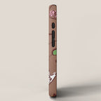 Simple Girl Inspired by PANTONE 17 1230 Mocha Mousse iPhone Case Gallery Image 2