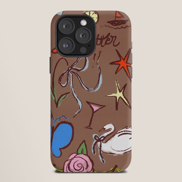Simple Girl Inspired by PANTONE 17 1230 Mocha Mousse iPhone Case Gallery Image 12