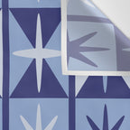 Mid Century Modern Starburst Pattern Wall Tapestry Gallery Image 3