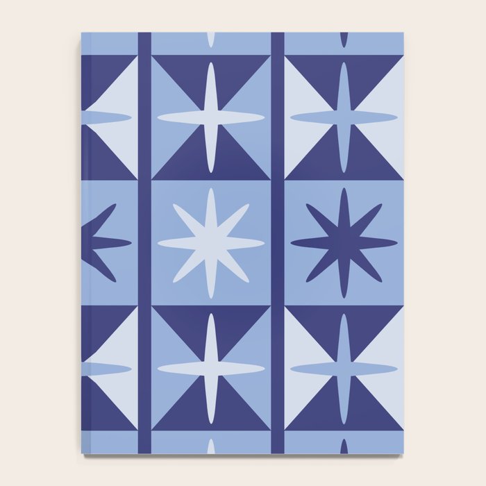 Mid Century Modern Starburst Pattern Notebook Gallery Image 4