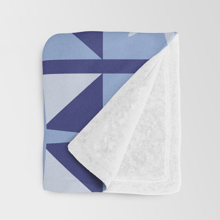 Mid Century Modern Starburst Pattern Throw Blanket Gallery Image 3
