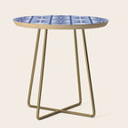Mid Century Modern Starburst Pattern Side Table Gallery Image 1