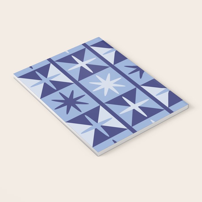 Mid Century Modern Starburst Pattern Notebook Gallery Image 3