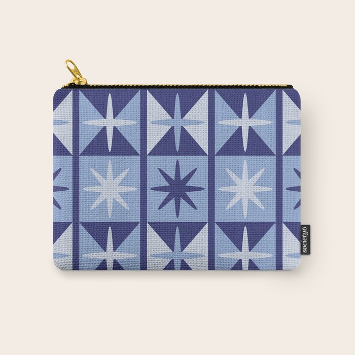 Mid Century Modern Starburst Pattern Carry All Pouch Gallery Image 1