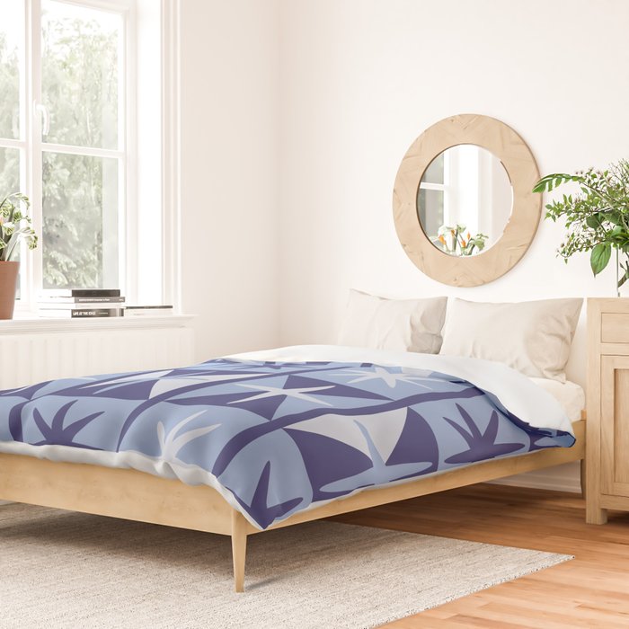Mid Century Modern Starburst Pattern Duvet Cover Gallery Image 2
