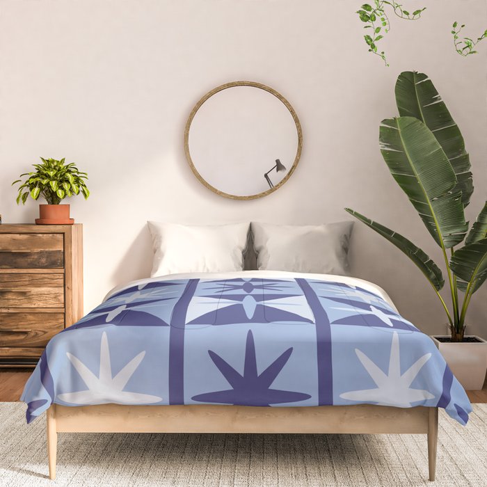 Mid Century Modern Starburst Pattern Comforter Gallery Image 3
