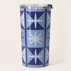 Mid Century Modern Starburst Pattern Travel Mug Gallery Image 2