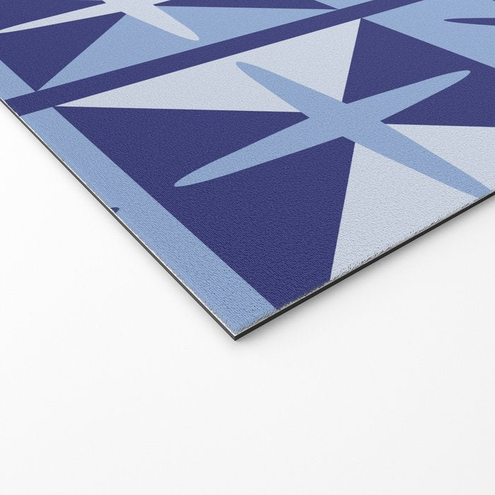 Mid Century Modern Starburst Pattern Welcome Mat Gallery Image 2