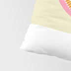 Smiling Sleeping Sun Face Pillow Sham Gallery Image 4