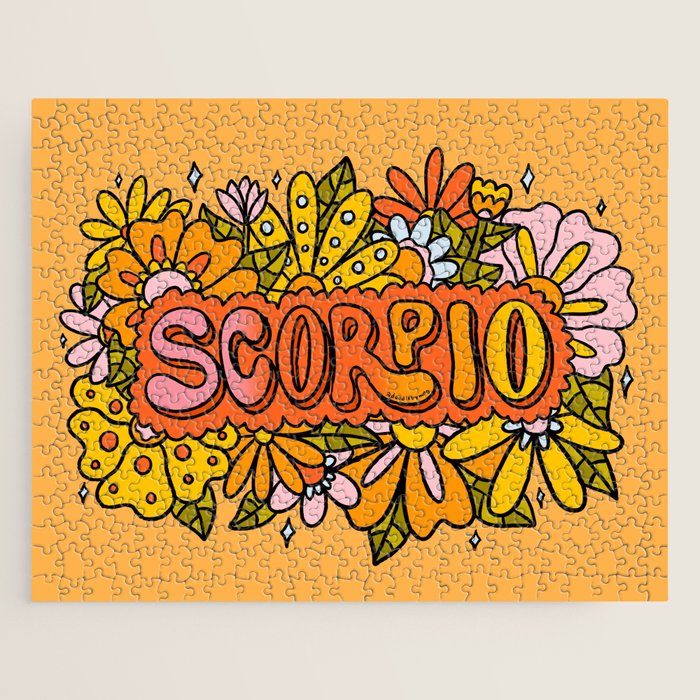 Scorpio Flowers Jigsaw Puzzle Gallery Image 1