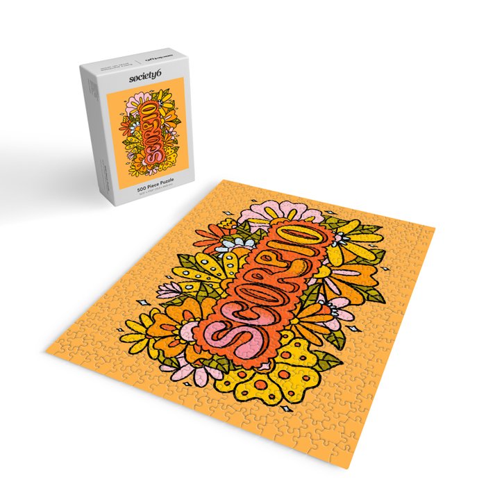 Scorpio Flowers Jigsaw Puzzle Gallery Image 2