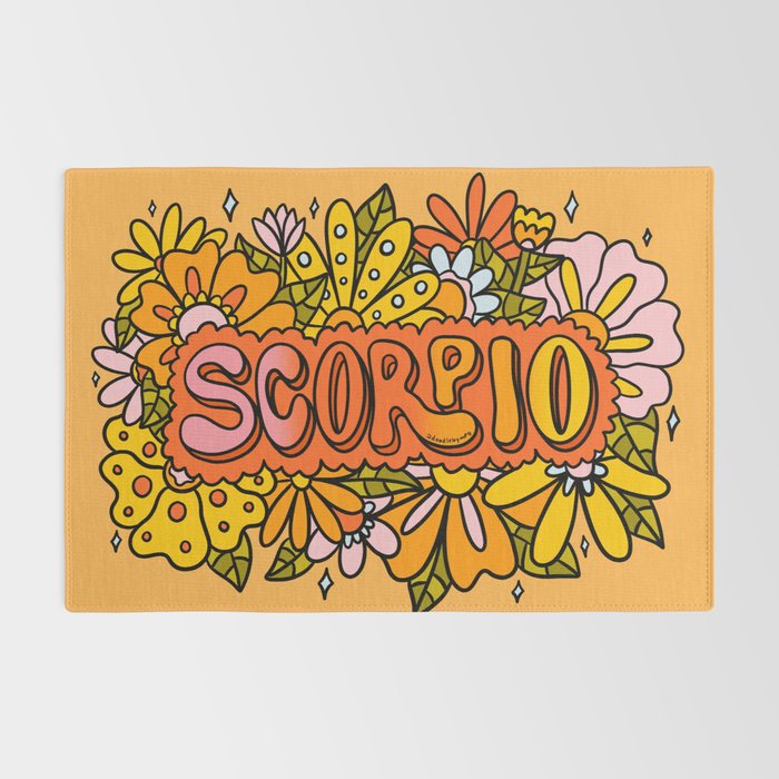Scorpio Flowers Rug Gallery Image 2
