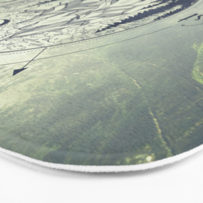 Compass Mountain Road Trip Bath Mat Gallery Image 3