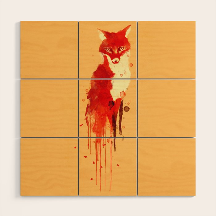 The fox, the forest spirit Wood Wall Art Gallery Image 1