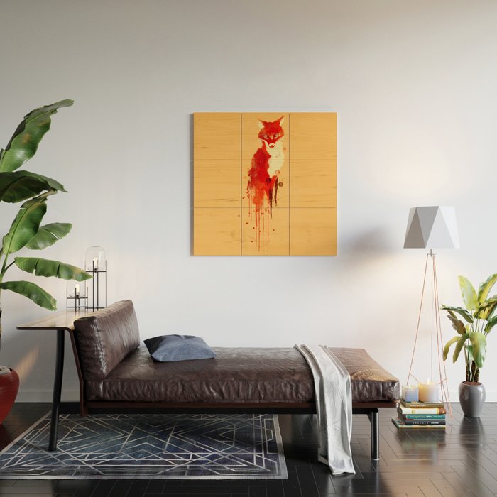 The fox, the forest spirit Wood Wall Art Gallery Image 2