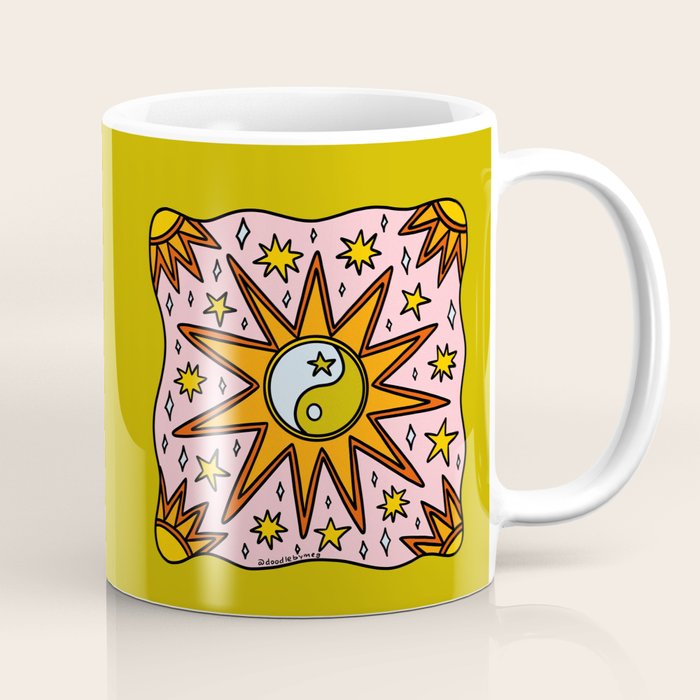 Yin Yang Sun Coffee Mug Gallery Image 1