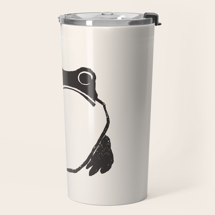 Matsumoto Hoji Japanese Grumpy Frog Art Print Travel Mug Gallery Image 2
