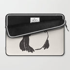 Matsumoto Hoji Japanese Grumpy Frog Art Print Laptop Sleeve Gallery Image 2