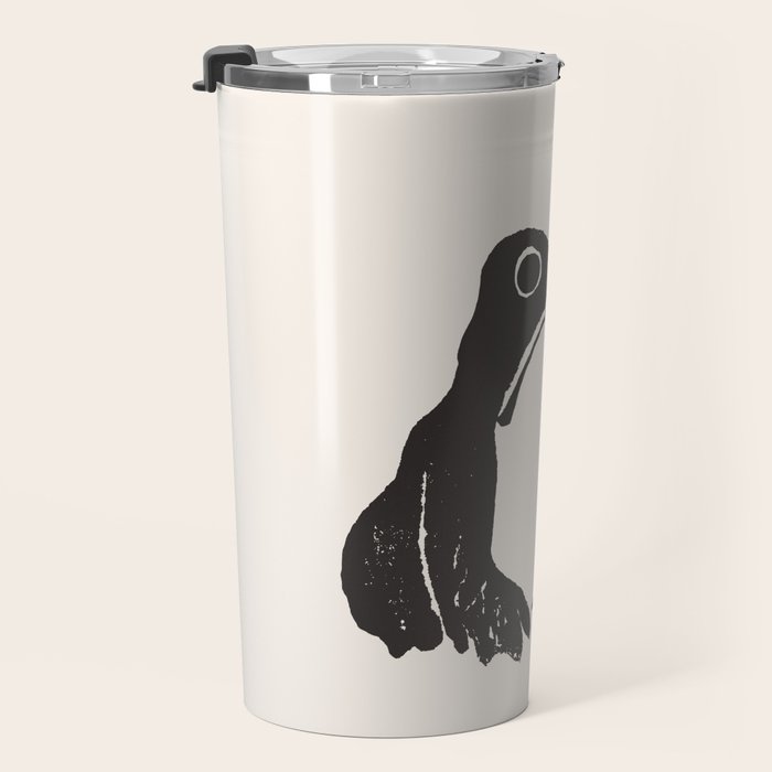 Matsumoto Hoji Japanese Grumpy Frog Art Print Travel Mug Gallery Image 3