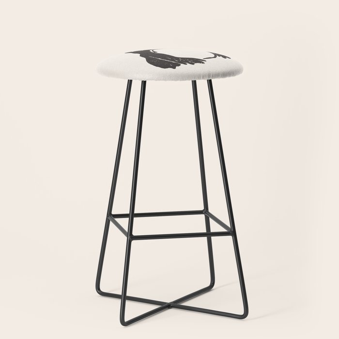 Matsumoto Hoji Japanese Grumpy Frog Art Print Stool Gallery Image 1