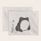 Matsumoto Hoji Japanese Grumpy Frog Art Print Placemat Gallery Image 1