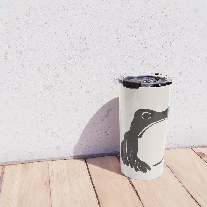 Matsumoto Hoji Japanese Grumpy Frog Art Print Travel Mug Gallery Image 4