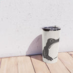 Matsumoto Hoji Japanese Grumpy Frog Art Print Travel Mug Gallery Image 4