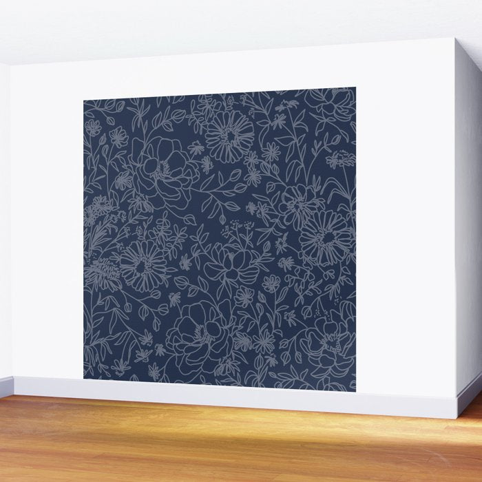 Simple Blooms Wall Mural Gallery Image 2