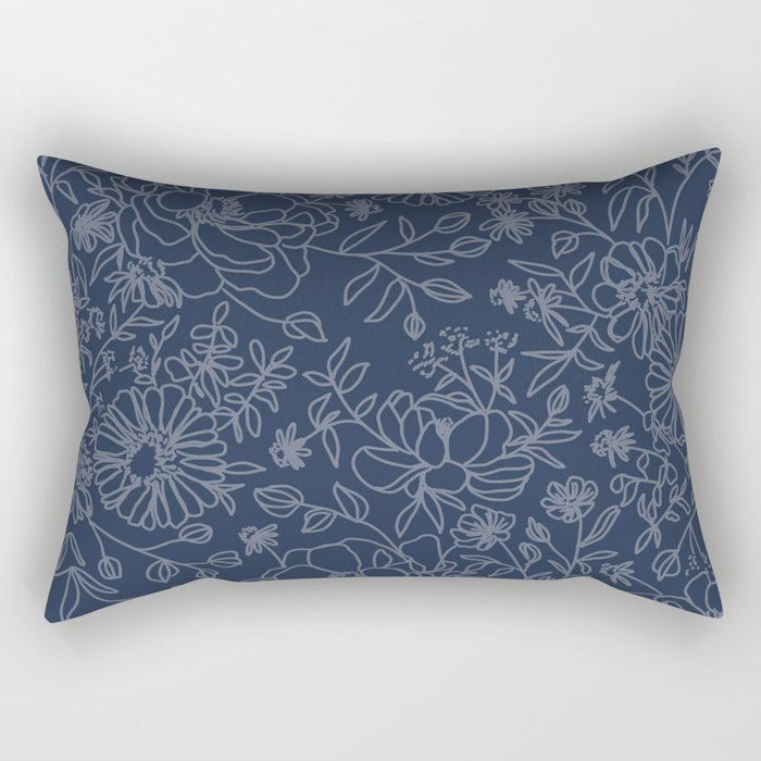 Simple Blooms Rectangular Pillow Gallery Image 2