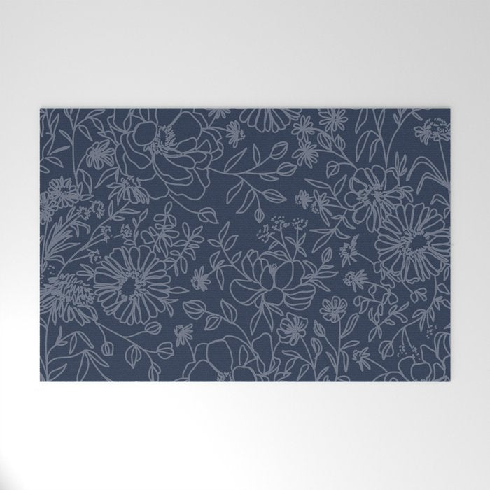 Simple Blooms Welcome Mat Gallery Image 1