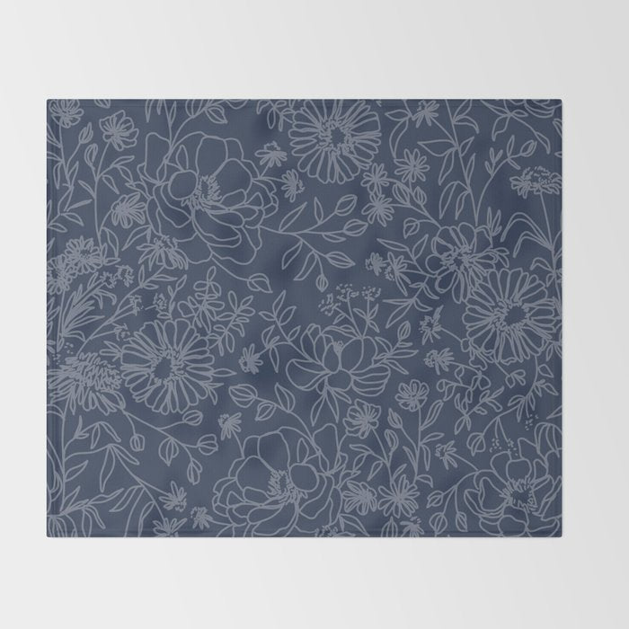 Simple Blooms Throw Blanket Gallery Image 2