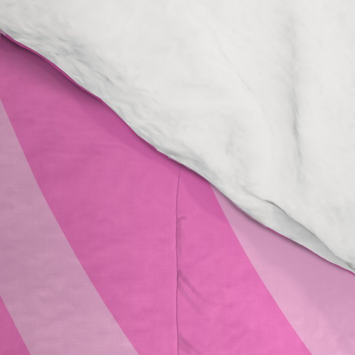 New Groove Retro Swirl Abstract Pattern in Doll Pink Comforter Gallery Image 4