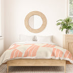 minimalist series: pink hex tiles Duvet Cover Gallery Image 3