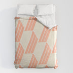minimalist series: pink hex tiles Duvet Cover Gallery Image 6