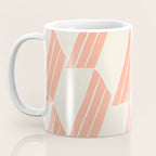 minimalist series: pink hex tiles Coffee Mug Gallery Image 3