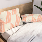 minimalist series: pink hex tiles Pillow Sham Gallery Image 2