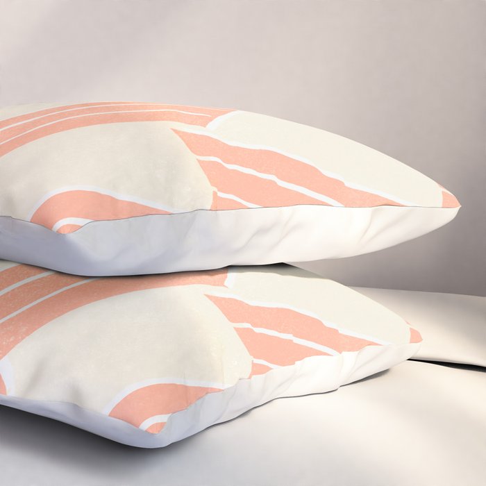 minimalist series: pink hex tiles Pillow Sham Gallery Image 3